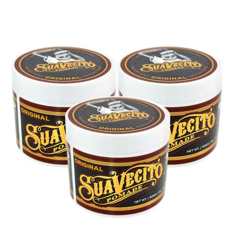 Suavecito 【美國】經典款水洗式髮油 113g 超值三入組