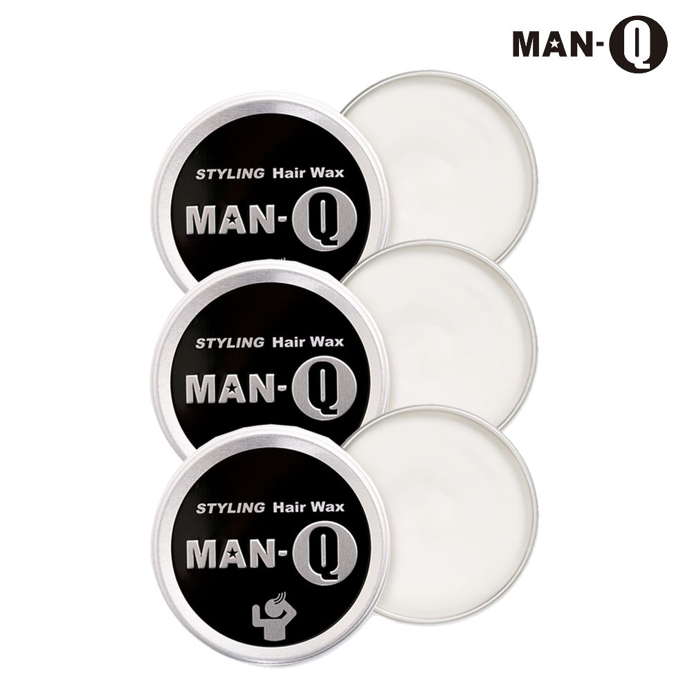 MAN-Q  光澤造型髮蠟x3入(60g/入)