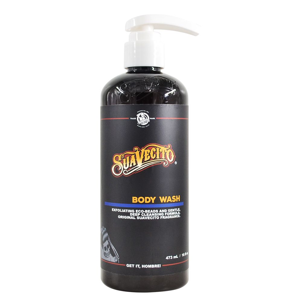 Suavecito 【美國】男仕古龍水磨砂沐浴精 473ml Mens Body Wash