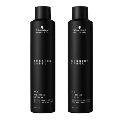 Schwarzkopf施華蔻 黑魔髮系列 - 黑颶風定型噴霧500ml x 2入組 (新包裝)