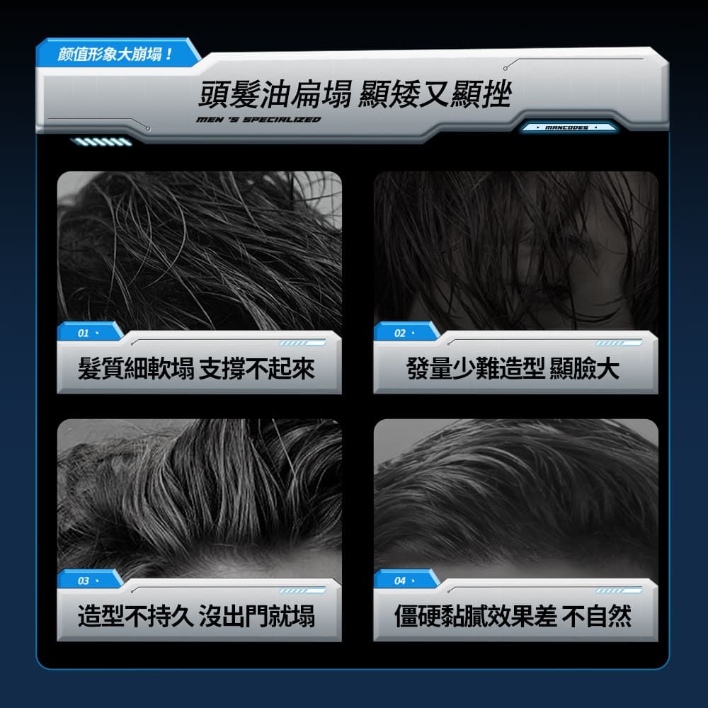 MANCODES 左顏右色 官方授權王陽明代言《左顏右色》髮絲蓬蓬粉霧【120ml】