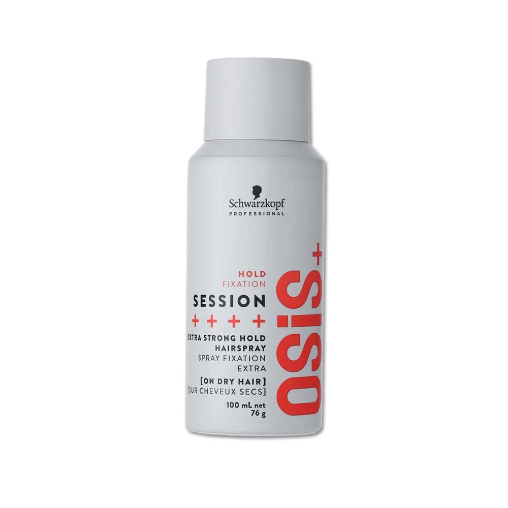 SCHWARZKOPF 施華蔻 德國OSiS+ SESSION極致定型瞬乾持久美髮造型噴霧100ml/消光灰罐