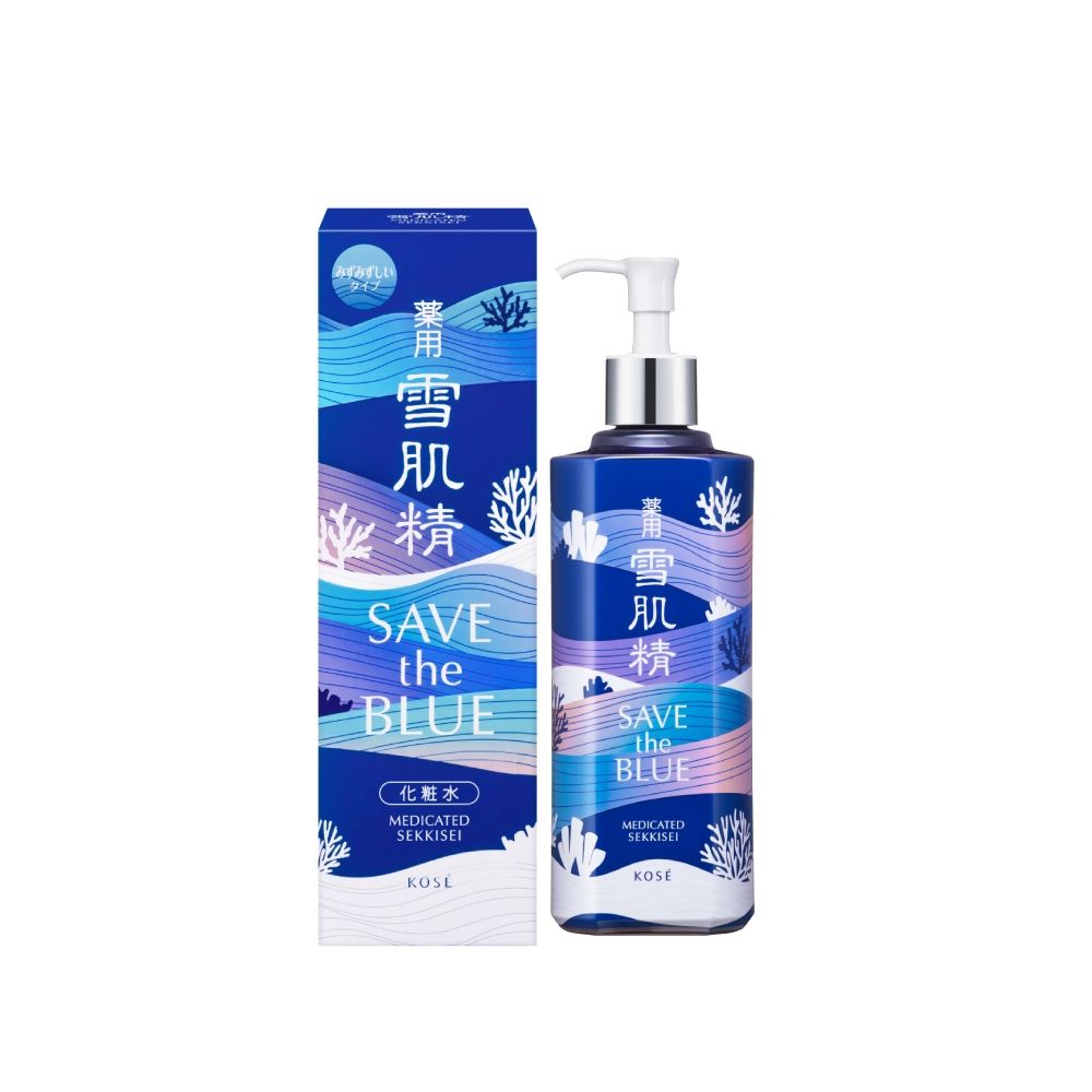 新品❤️KOSE❤️雪肌精　SAVE the　BLUE★化粧水★500ml×2本 雪肌精 薬用 500ml 化粧水 ディスペンサー付ボトル SAVE the