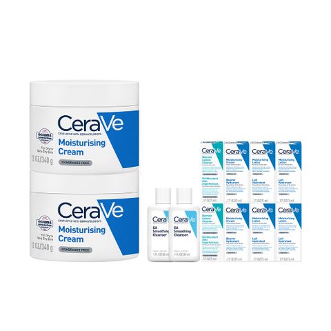 【CeraVe適樂膚】長效潤澤修護霜340g 2入組