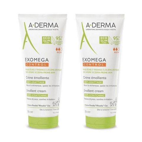 A-DERMA 艾芙美 【南紡購物中心】 Aderma 新葉益護佳營養霜200ml二入組