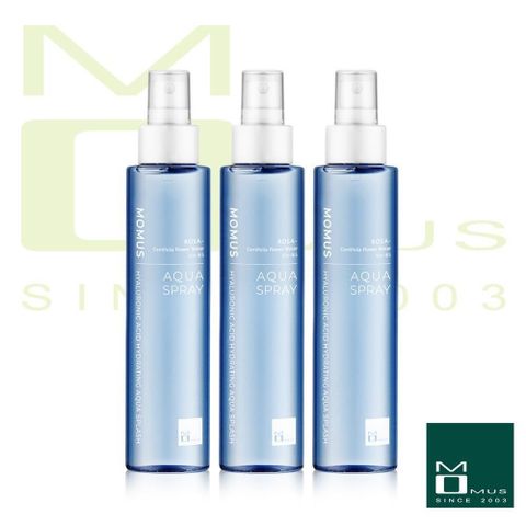MOMUS 玻尿酸保濕玫瑰水(噴霧) 140ml ( 3入 )