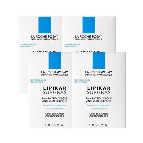 LA ROCHE-POSAY 理膚寶水 滋養皂150g買三送一組合