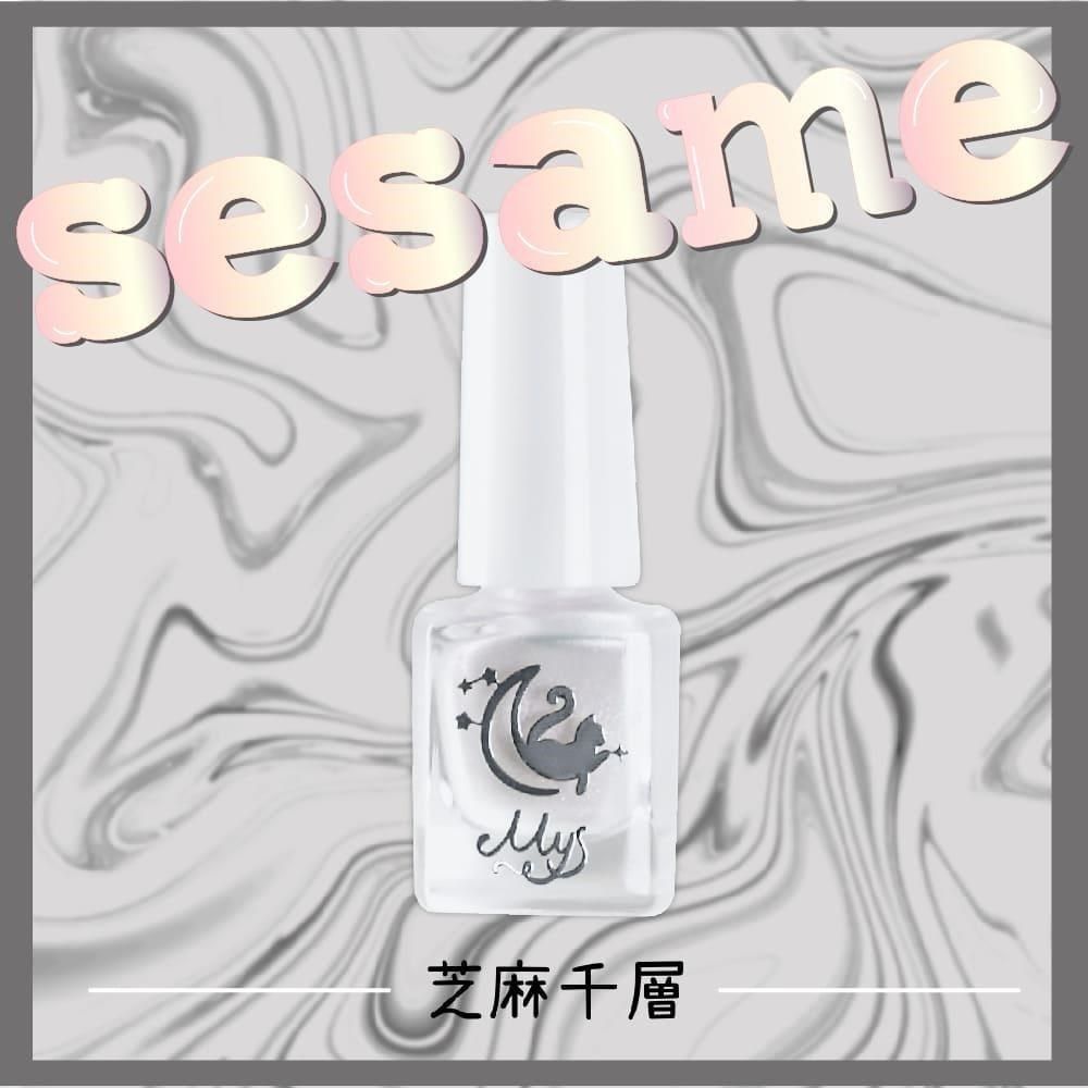  【南紡購物中心】 Mys蜜思水性指甲油 我的舒適時間5ml-【芝麻千層】