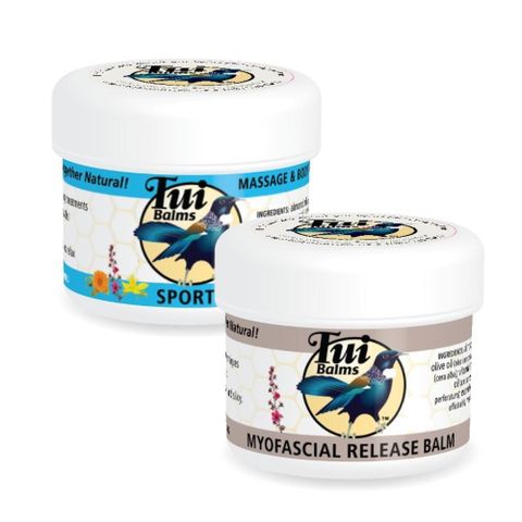 【Tui Balms】運動舒筋100g優惠組(運動專用100g+舒筋按摩100g 精油蜂蠟膏)