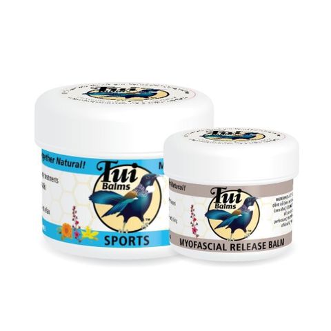 【Tui Balms】運動舒筋組(運動專用100g+舒筋按摩50g 精油蜂蠟膏)