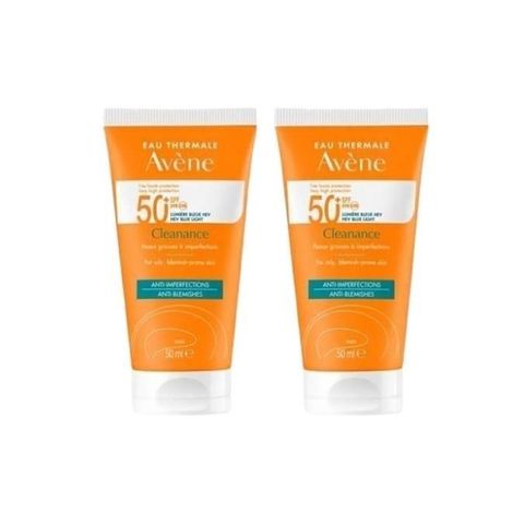 Avene 雅漾 【南紡購物中心】  超能控油清爽防曬液SPF50+50ml 2入組