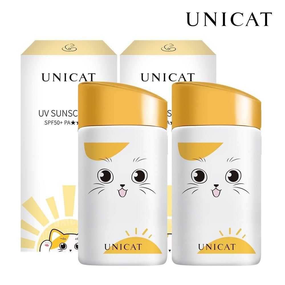 UNICAT 變臉貓 防曬買一送一 超水感防曬隔離乳SPF50+ (即期良品-效期2025.07.19)