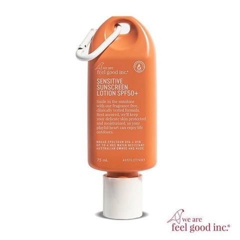 【we are feel good 好感覺】敏感肌專用耐水防曬乳SPF50+ 75ml/瓶