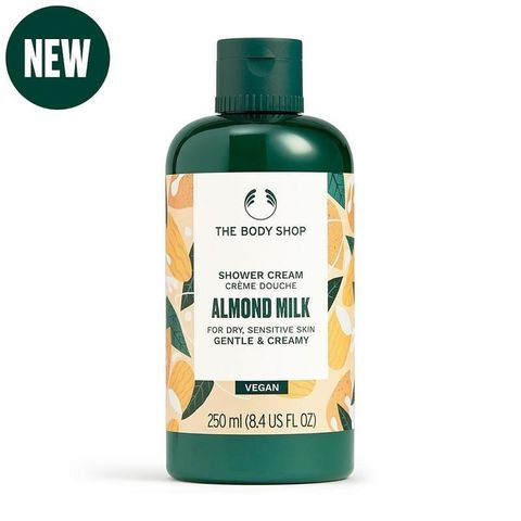 The Body Shop 美體小舖 【南紡購物中心】 杏奶舒敏滋養沐浴乳-250ml