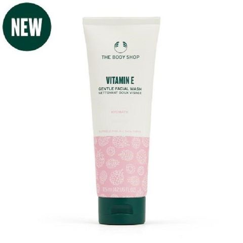 The Body Shop 美體小舖 【南紡購物中心】 新品上市維他命E保水潔顏乳-125ML