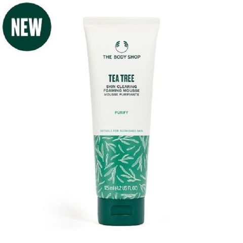 The Body Shop 美體小舖 【南紡購物中心】 茶樹淨膚深層泡沫潔面乳-125ML