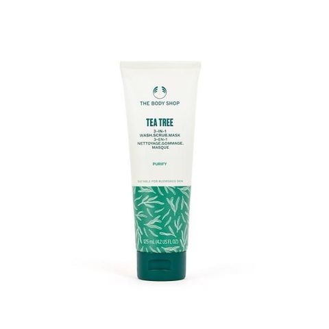 The Body Shop 美體小舖 【南紡購物中心】 茶樹3效淨膚-磨砂-面膜 125ML