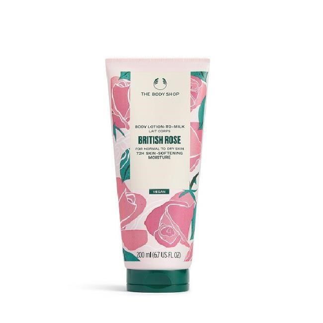 The Body Shop 美體小舖 英皇玫瑰嫩膚身體潤膚乳 -200ML