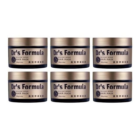 Dr's Formula 台塑生醫 【南紡購物中心】 Drs Formula高效修護髮膜180g*6入