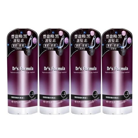 Dr's Formula 台塑生醫 豐盈喚黑護髮素250ml*4入