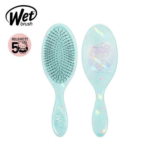 【 Wet Brush x Sanrio 】三麗鷗系列 - Hello Kitty 50週年 粉綠