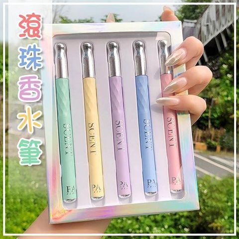 【南紡購物中心】 花漾清新女性淡香水滾珠筆小香禮盒 (4ml*5支)