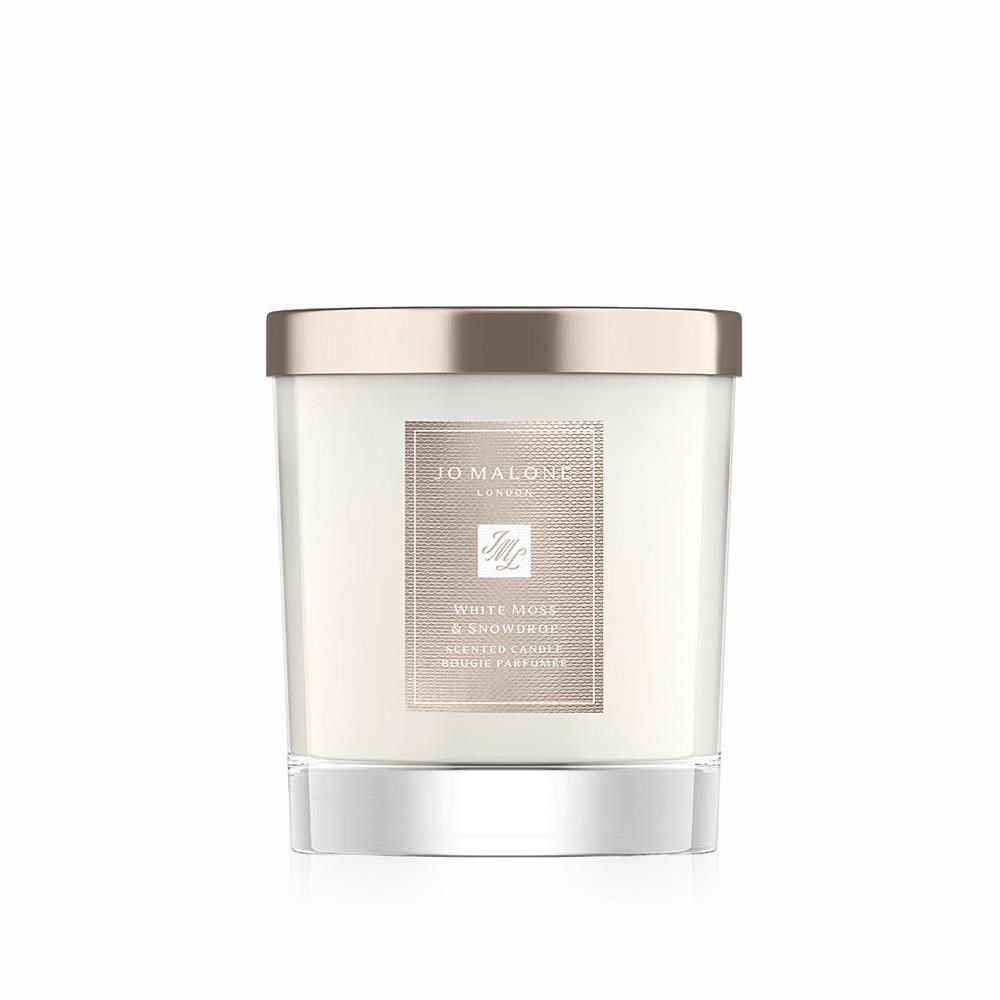 Jo Malone 【南紡購物中心】  星光聖誕 白苔與雪花蓮香氛工藝蠟燭200g