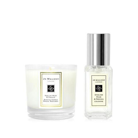 【南紡購物中心】 Jo Malone 英國梨與小蒼蘭香氛旅行組 (古龍水9ml+蠟燭35g)