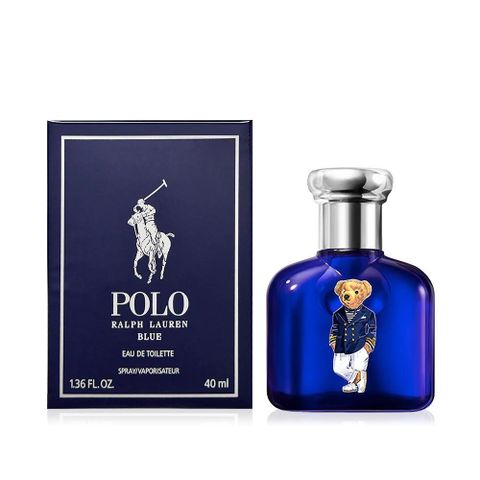 Ralph Lauren 【南紡購物中心】  Polo 藍色馬球淡香水 40ml 小熊版