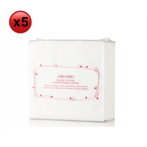 SHISEIDO 資生堂 輕柔感化妝棉5入組