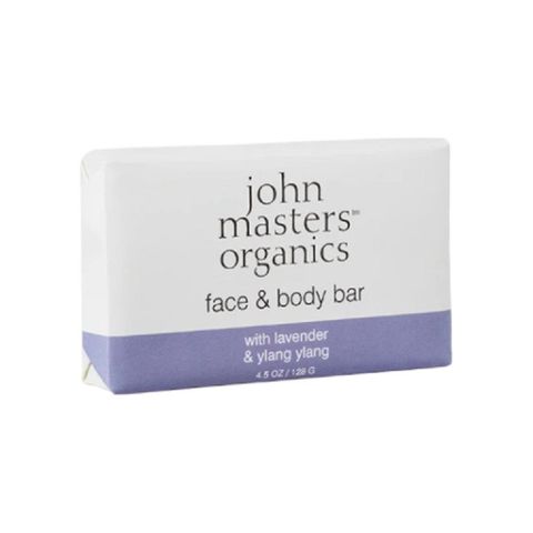 John Masters Organics 【南紡購物中心】  薰衣草玫瑰天竺葵依蘭皂 128g