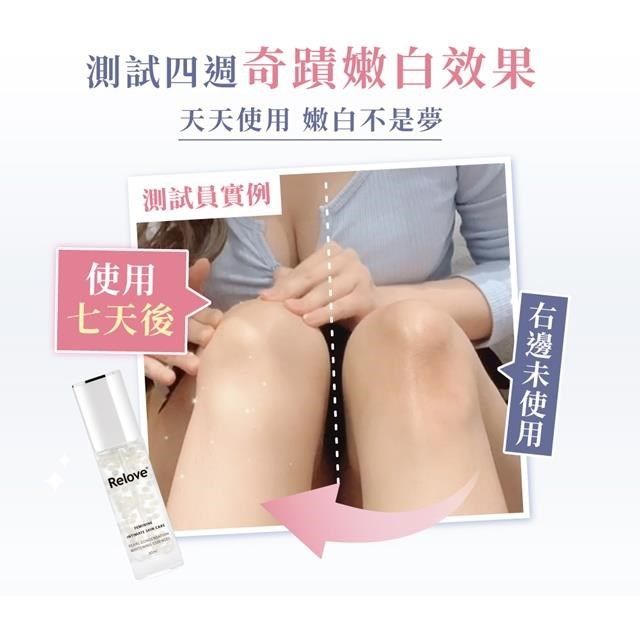 Relove 淨柔白桃-私密美白賦活晶球凝露30ml