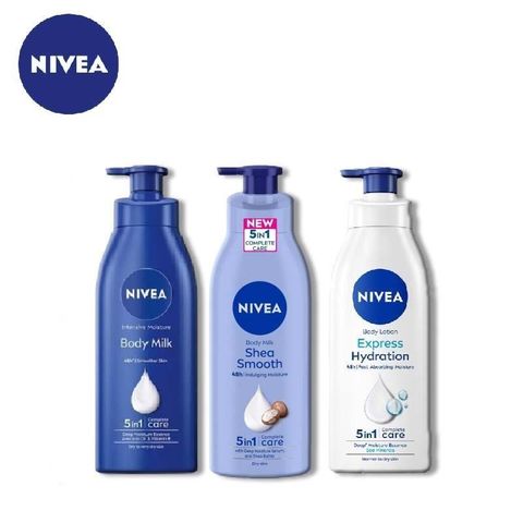 NIVEA 妮維雅 【南紡購物中心】 潤膚乳液 380/400ml (3入) 平輸品