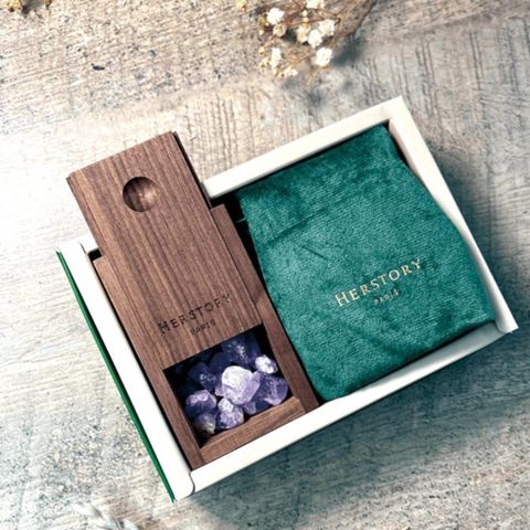 【南紡購物中心】 【HERSTORY】頂級原木水晶擴香盒 Aroma Crystal Box