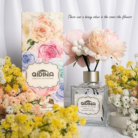 【藻土屋】QIDINA 花香盛開珪藻土室內香氛擴香瓶