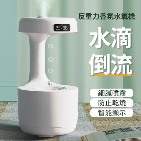 美娜甜心 【沐覺mojo】香氛機水氧機 水滴倒流超音波霧化可加精油最新款-2入(香薰機 )