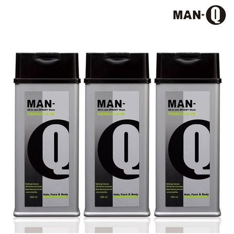 MAN-Q 【南紡購物中心】  S1茶樹精油全效潔淨露x3入(350ml/入)茶樹天然香氛  