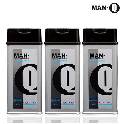 MAN-Q 【南紡購物中心】   S3胺基酸修護全效潔淨露x3入(350ml/入)