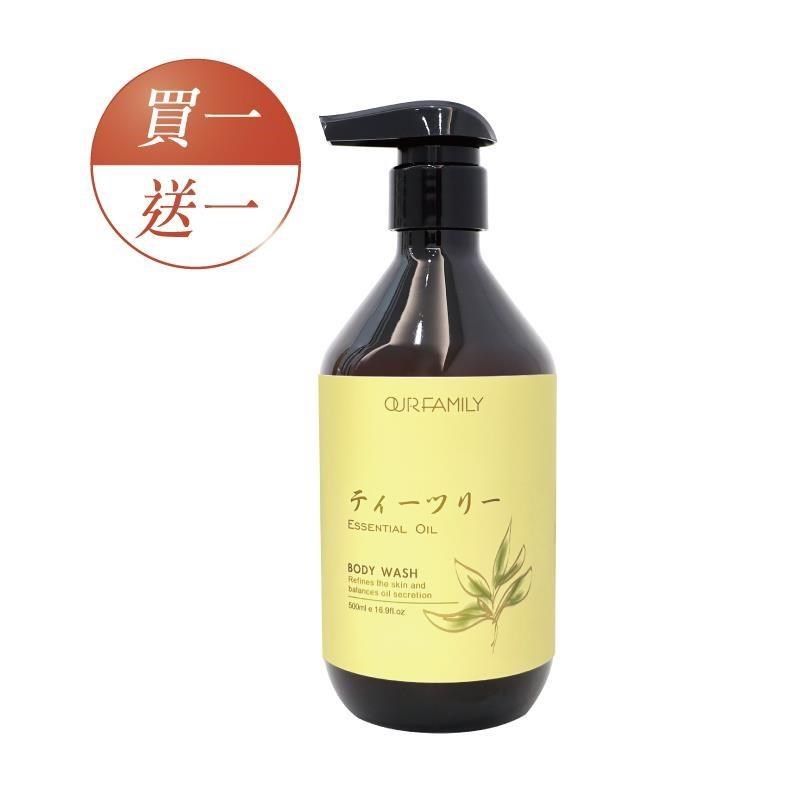 一家人 益生菌茶樹療癒淨肌沐浴 500ml