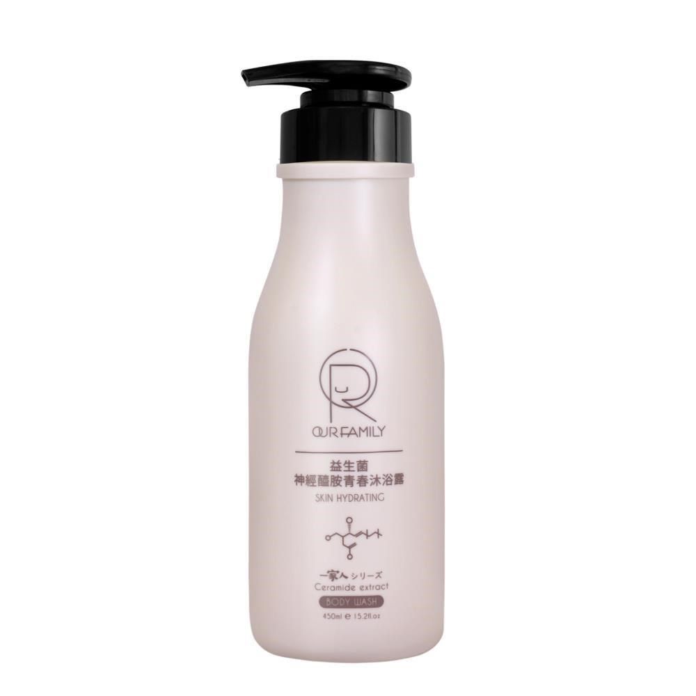 一家人 生菌神經醯胺青春沐浴露 450ml