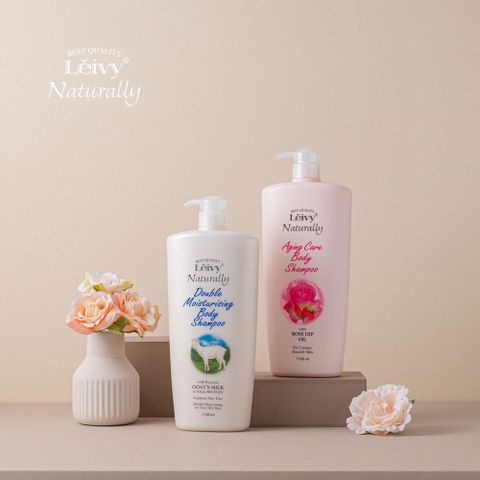 【南紡購物中心】 日本Leivy雙重保濕羊奶沐浴乳1150ML 