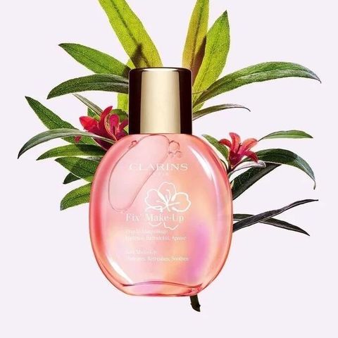 【克蘭詩】玫瑰精萃定妝噴霧50 ml_仙境粉櫻限定版