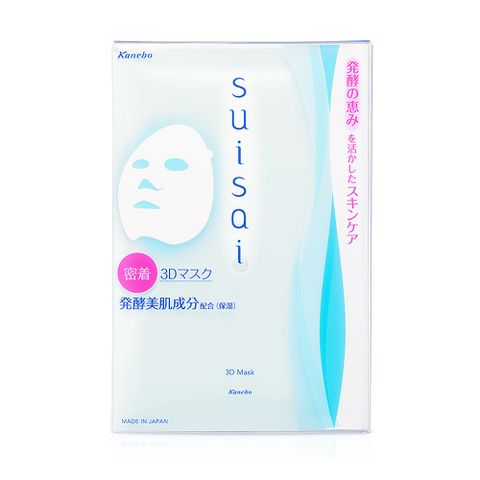 【Kanebo 佳麗寶】 suisai 3D保濕面膜(2.7mLx4片)