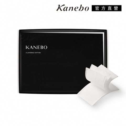 KANEBO 佳麗寶 美肌4層淨膚化妝棉 100枚