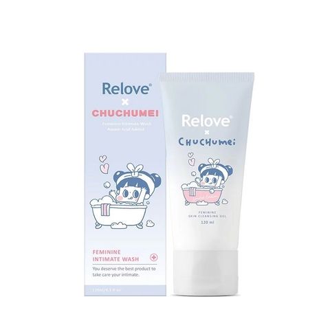 Relove x 啾啾妹聯名 胺基酸 女性私密清潔凝露 120ml-薰衣草 白樺木