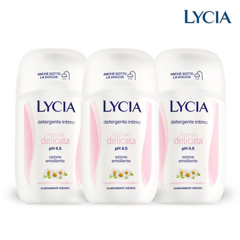 LYCIA 莉舒雅 親密潔浴凝露-潤澤洋甘菊(粉) 200ml 超值3入組