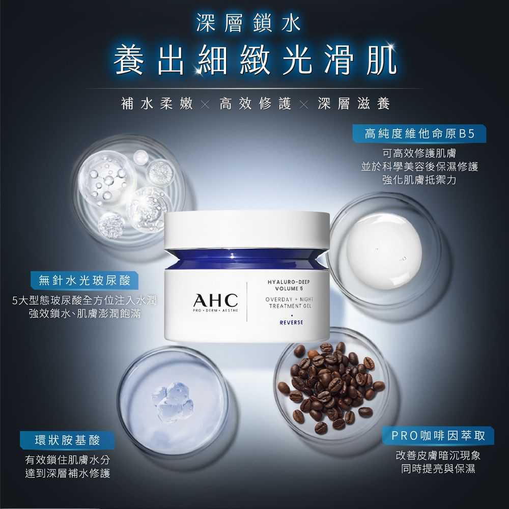 AHC 醫美科研超導水光玻尿酸活膚霜50ML