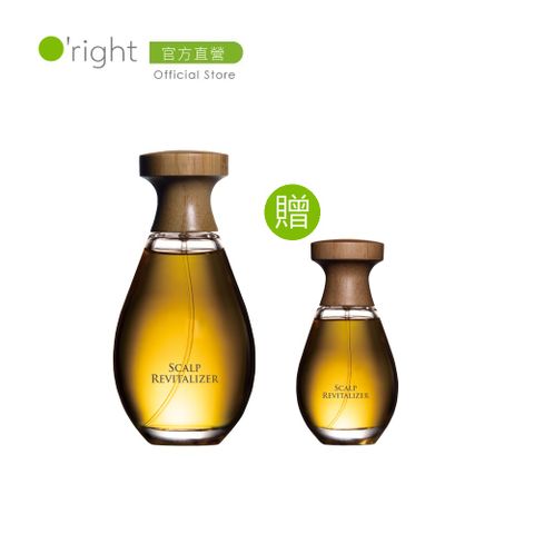 O'right 歐萊德 【年度最大檔 買大贈小】Oright咖啡因麥拉寧養髮液100mL贈 50mL(重現髮絲本色之美)