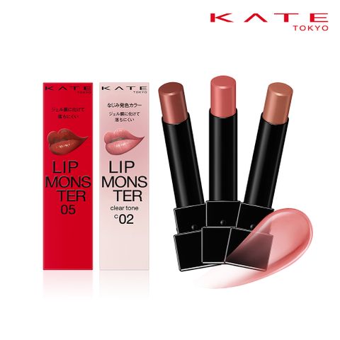 【KATE 凱婷】怪獸級持色唇膏*3入組