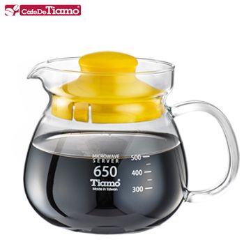 Tiamo  耐熱玻璃壺650cc(玻璃把手)-五色(HG2202)